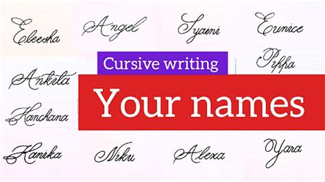 How to Spell Your Name in Cursive: A Guide to Mastering the Art of Freehand Writing