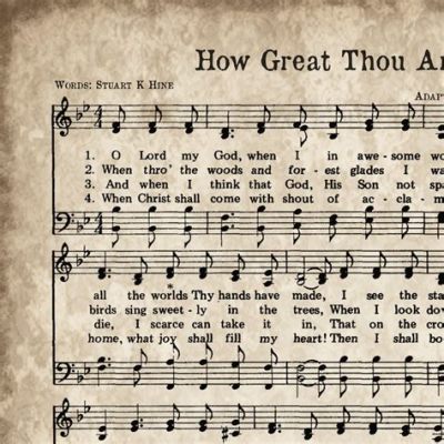 sheet music how great thou art What if the melody of How Great Thou Art was not just a hymn but also a metaphor for the evolution of musical notation?